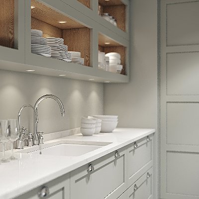 Galley kitchen in fenix and deda stained oak natural brushed haywooddesign 400x400shaker layon cgi ci ver01 view060006